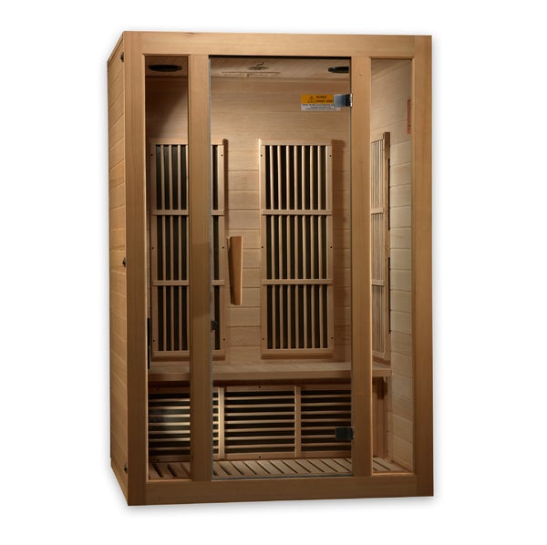 Golden Designs Maxxus Seattle 2 person Low EMF FAR Infrared Sauna Canadian Hemlock