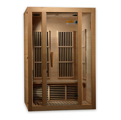Golden Designs Maxxus Seattle 2 person Low EMF FAR Infrared Sauna Canadian Hemlock
