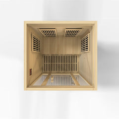 Golden Designs Maxxus Seattle 2 person Low EMF FAR Infrared Sauna Canadian Hemlock