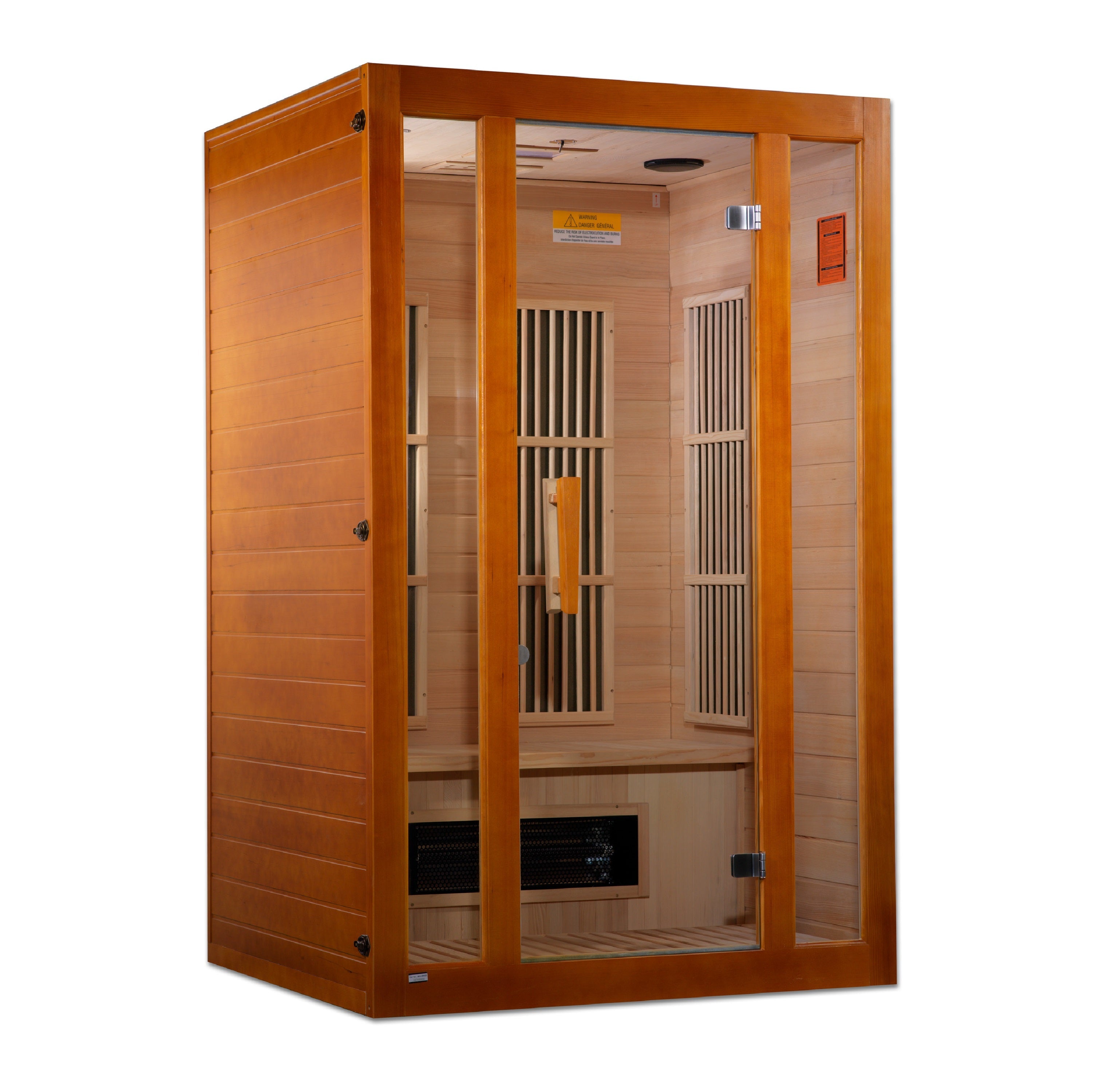 Golden Design Maxxus Aspen Dual Tech 2 person Low EMF FAR Infrared Sauna Canadian Hemlock