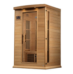 Golden Design Maxxus 2 Person Near Zero EMF FAR Infrared Sauna - Canadian Hemlock