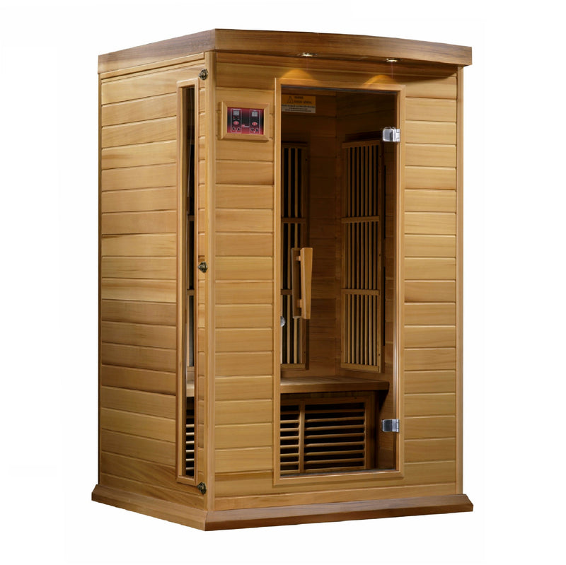 Golden Designs Maxxus Low EMF FAR Infrared Sauna Canadian Red Cedar