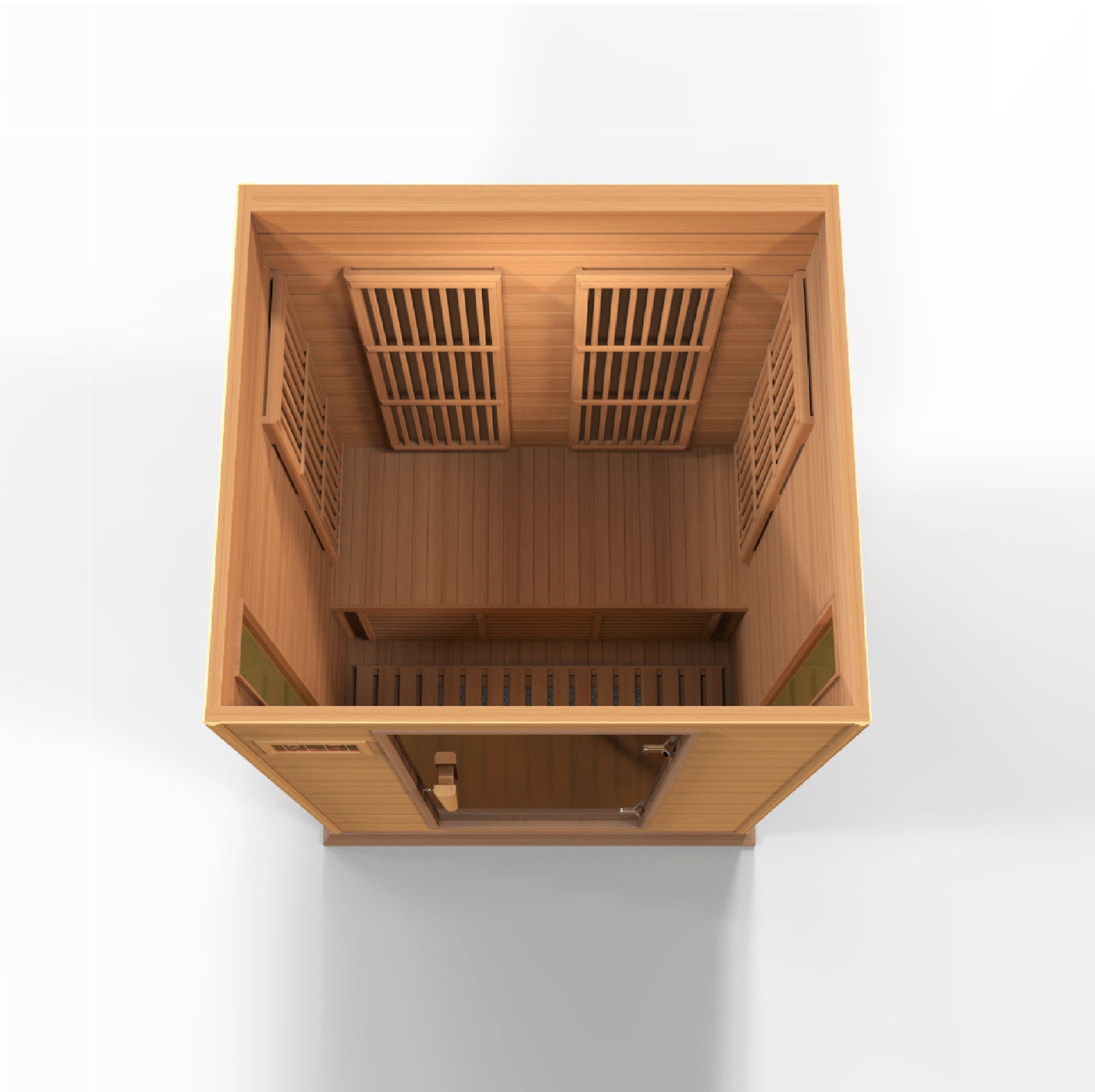Golden Designs Maxxus Cholet Edition 2 Person Near Zero EMF FAR Infrared Sauna - Canadian Red Cedar