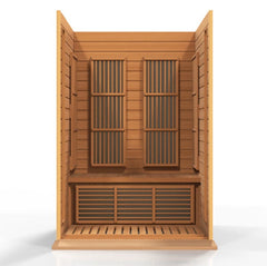 Golden Designs Maxxus Low EMF FAR Infrared Sauna Canadian Red Cedar