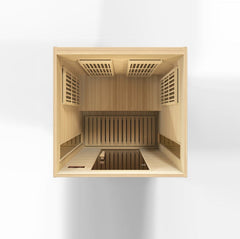 Golden Designs Maxxus Low EMF FAR Infrared Sauna Canadian Hemlock