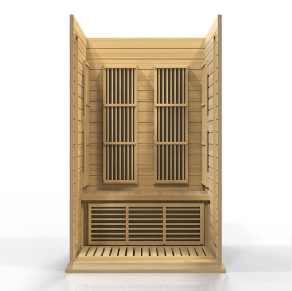 Golden Designs Maxxus Low EMF FAR Infrared Sauna Canadian Hemlock
