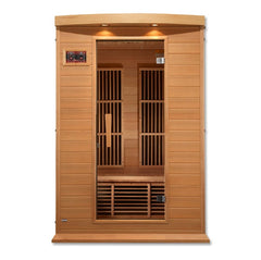 Golden Designs Maxxus Low EMF FAR Infrared Sauna Canadian Hemlock