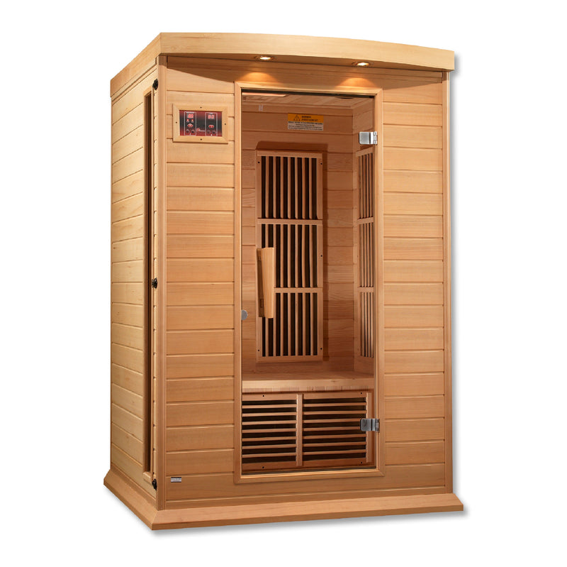 Golden Designs Maxxus Low EMF FAR Infrared Sauna Canadian Hemlock