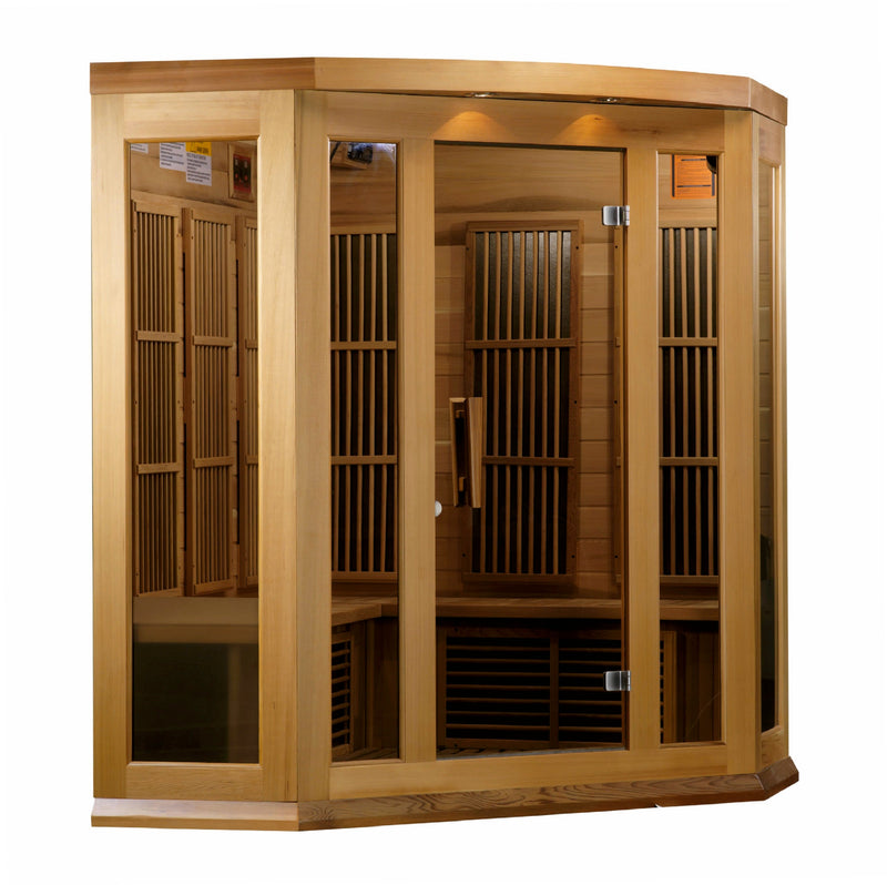 Golden Designs Maxxus Low EMF FAR Infrared Sauna Canadian Red Cedar