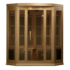 Golden Designs Maxxus Low EMF FAR Infrared Sauna Canadian Hemlock