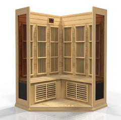Golden Designs Maxxus Low EMF FAR Infrared Sauna Canadian Hemlock
