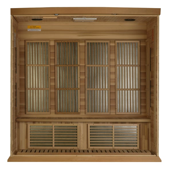 Golden Designs Maxxus Low EMF FAR Infrared Sauna Canadian Red Cedar