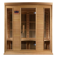 Golden Design Maxxus Montilemar Edition 4 Person Near Zero EMF FAR Infrared Sauna - Canadian Red Cedar