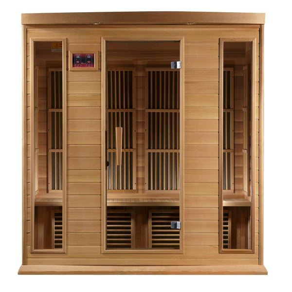 Golden Designs Maxxus Low EMF FAR Infrared Sauna Canadian Red Cedar