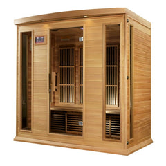 Golden Designs Maxxus Low EMF FAR Infrared Sauna Canadian Red Cedar