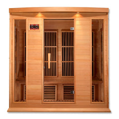 Golden Designs Maxxus Low EMF FAR Infrared Sauna Canadian Hemlock