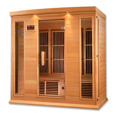 Golden Designs Maxxus Low EMF FAR Infrared Sauna Canadian Hemlock