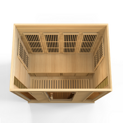 Golden Designs Maxxus Low EMF FAR Infrared Sauna Canadian Hemlock