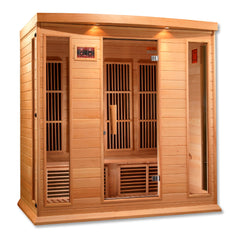 Golden Designs Maxxus Low EMF FAR Infrared Sauna Canadian Hemlock