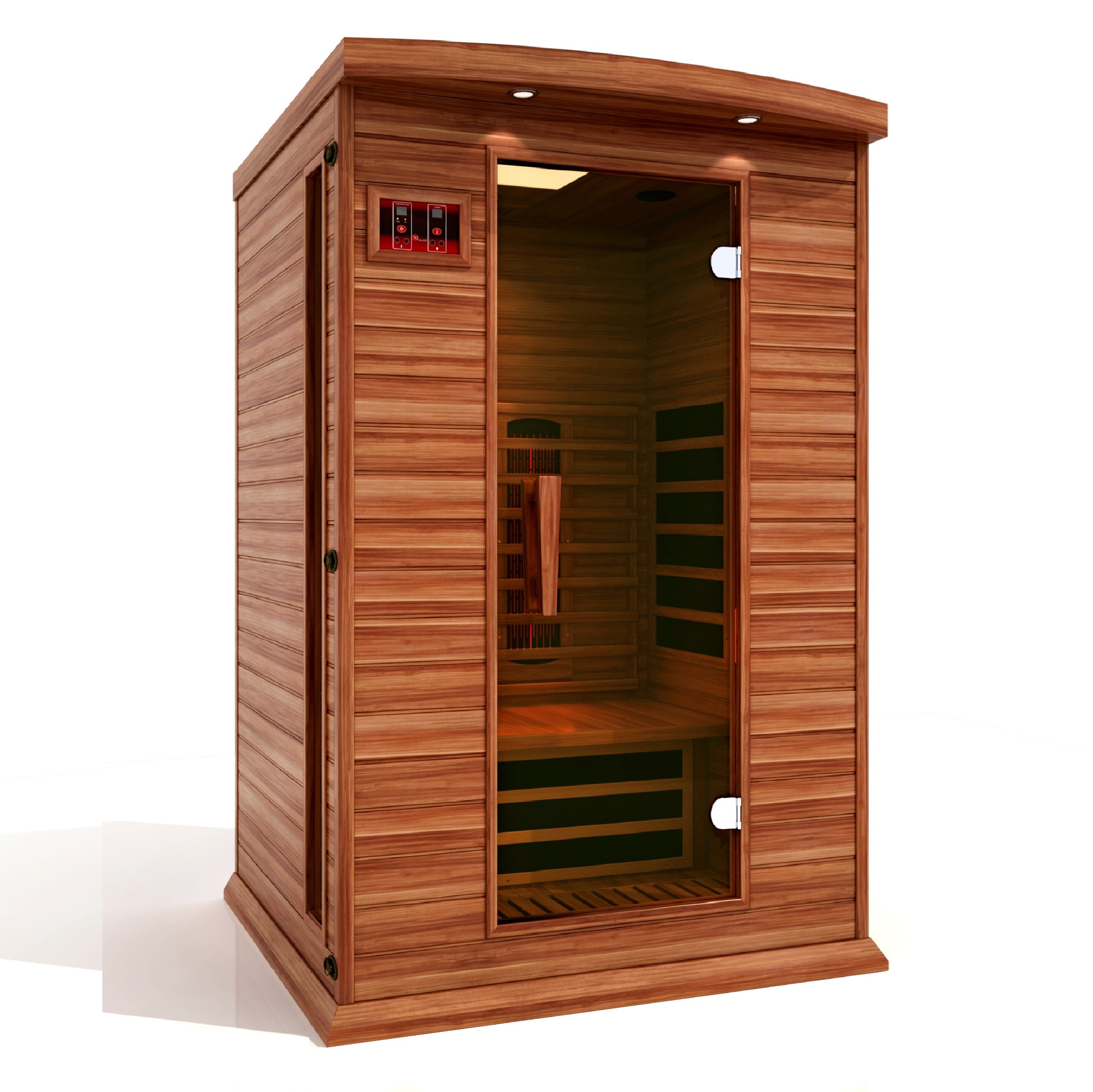 Golden Designs Maxxus 2 Person Full Spectrum Infrared Sauna - Canadian Red Cedar