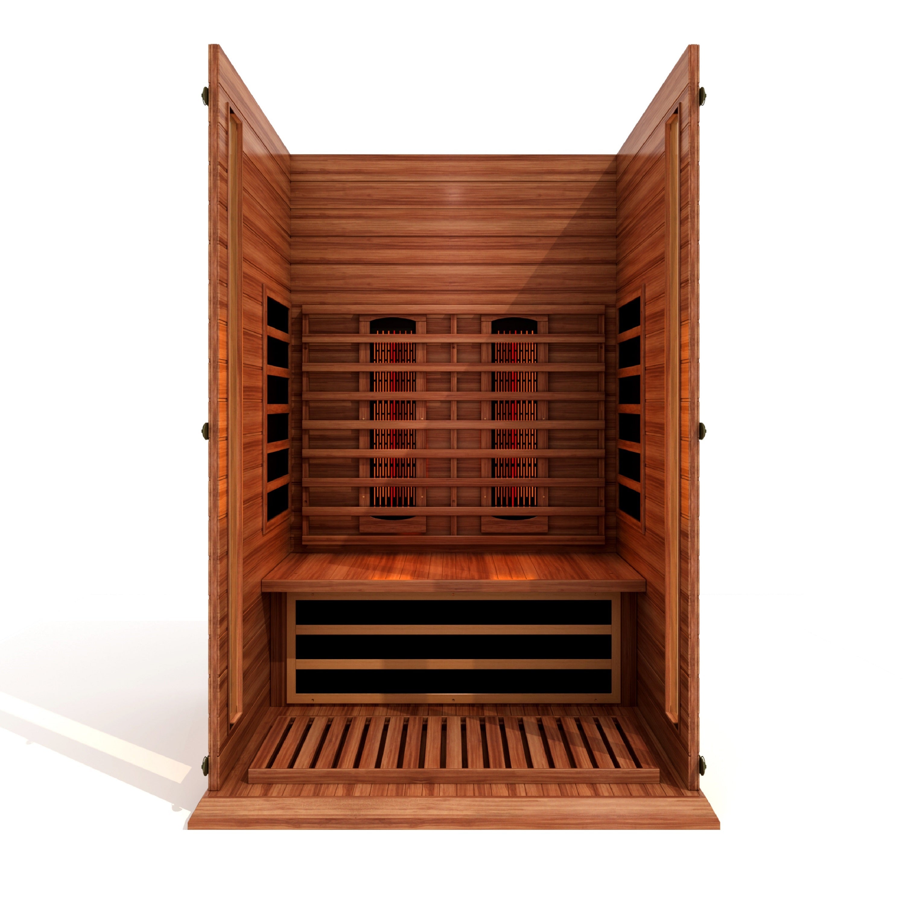 Golden Designs Maxxus 2 Person Full Spectrum Infrared Sauna - Canadian Red Cedar