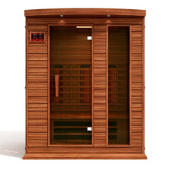 Golden Design Maxxus 3 Person Full Spectrum Infrared Sauna - Canadian Red Cedar