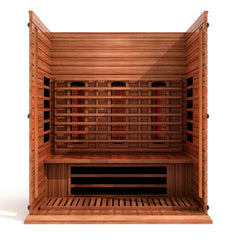 Golden Design Maxxus 3 Person Full Spectrum Infrared Sauna - Canadian Red Cedar