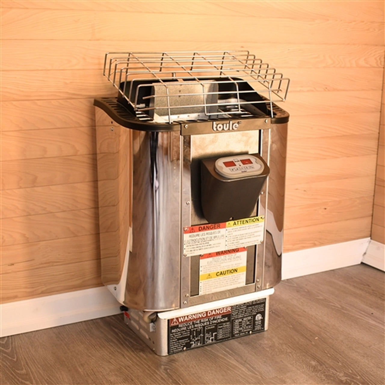 Aleko TOULE ETL Certified Wet Dry Sauna Heater Stove - Digital Controller - 6KW