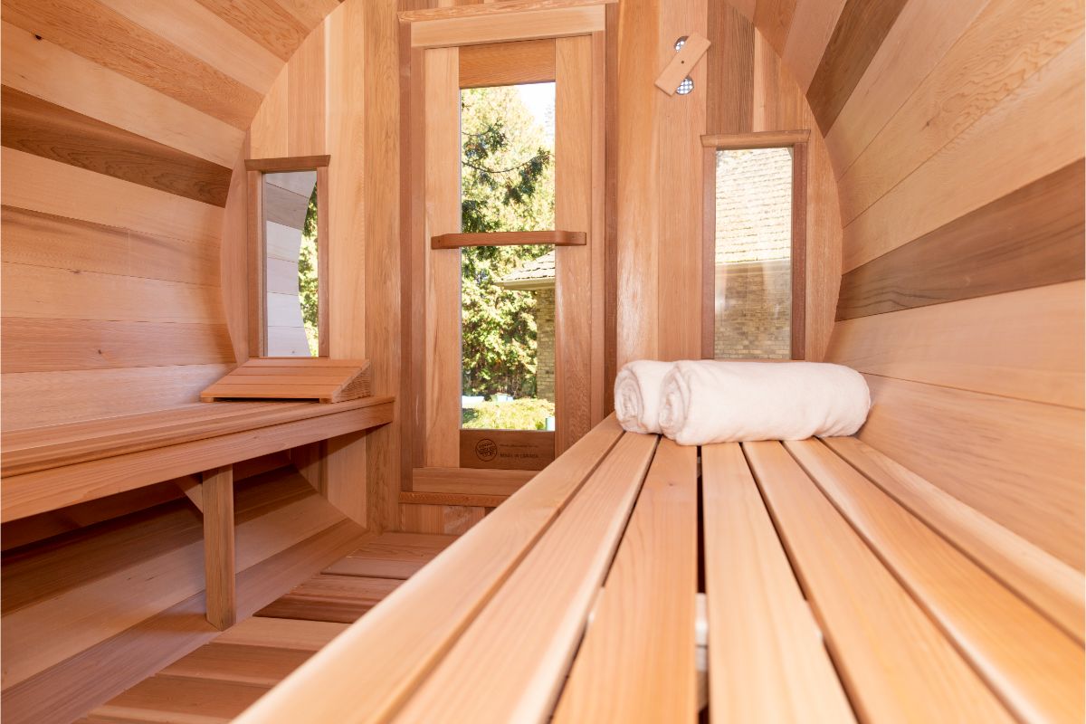 Dundalk Leisure Canadian Timber Tranquility Traditional Outdoor Sauna CTC2345