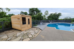 Dundalk Leisure Canadian Timber Luna Traditional Outdoor Sauna CTC22LU