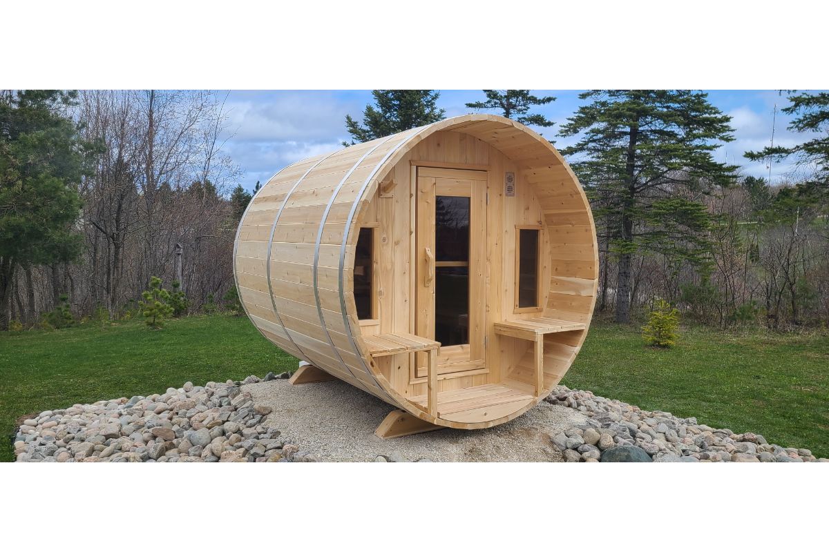 Dundalk Leisure Canadian Timber Tranquility Traditional Outdoor Sauna CTC2345