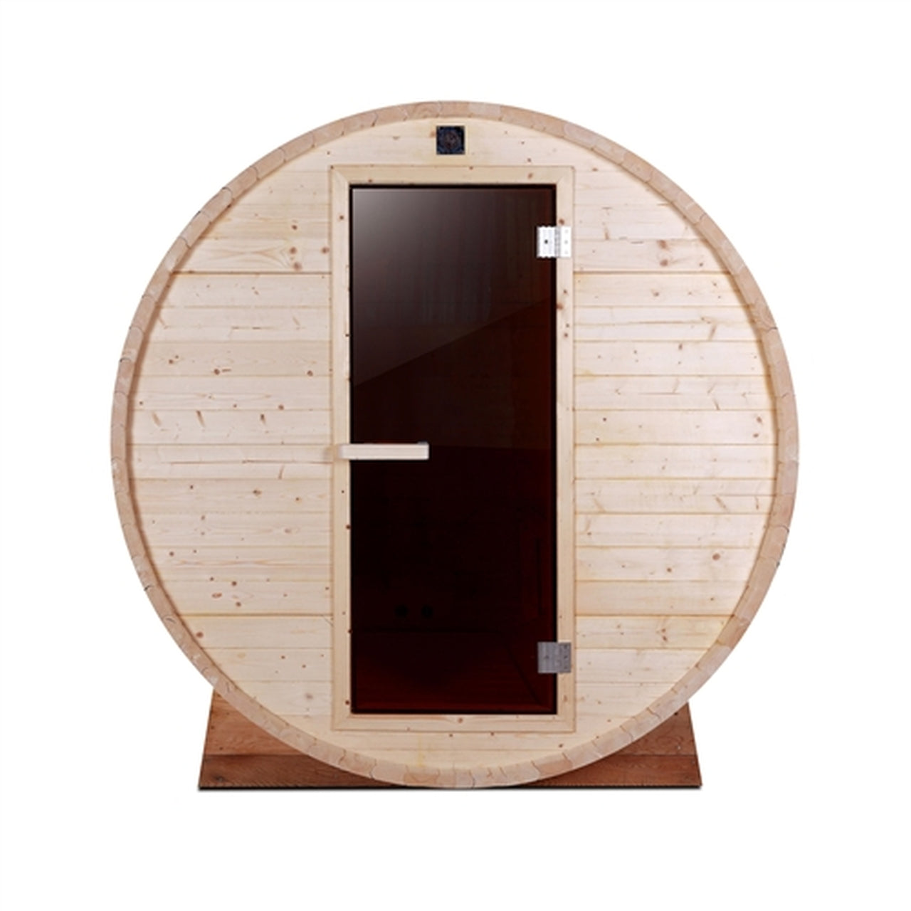 Aleko Outdoor and Indoor White Pine Barrel Sauna - 4 Person