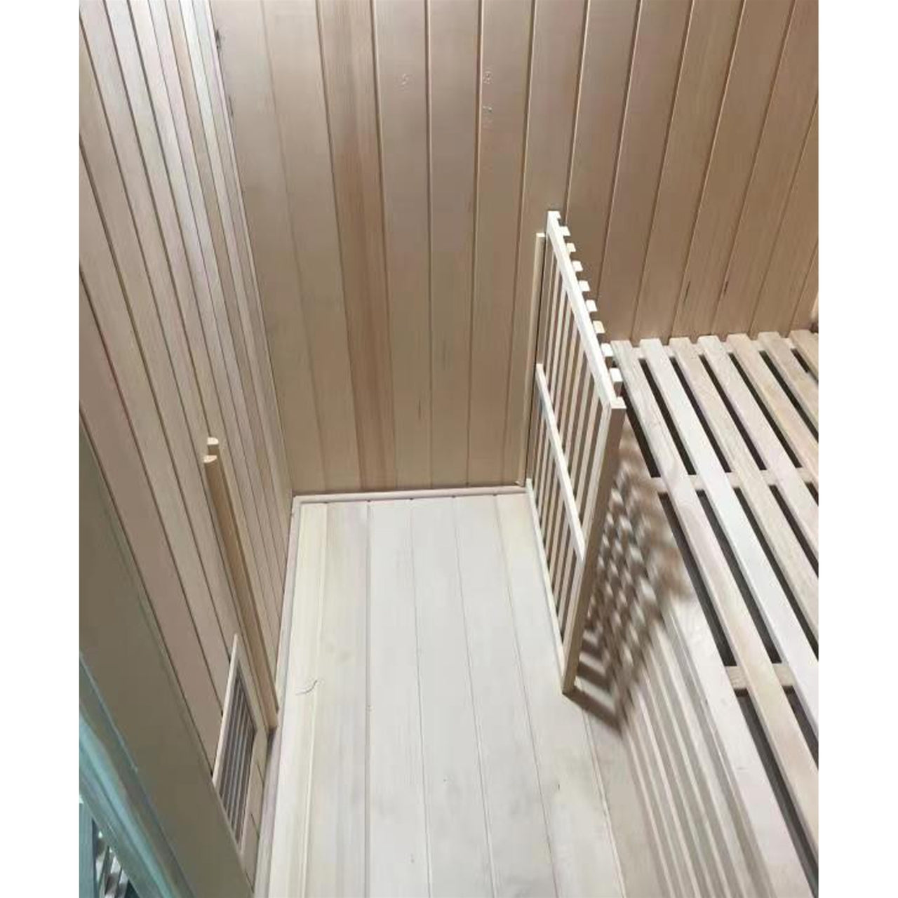 Aleko Canadian Hemlock Wet Dry Indoor Sauna - 4 Person