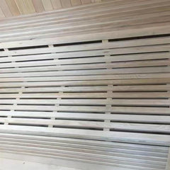 Aleko Canadian Hemlock Wet Dry Indoor Sauna - 4 Person