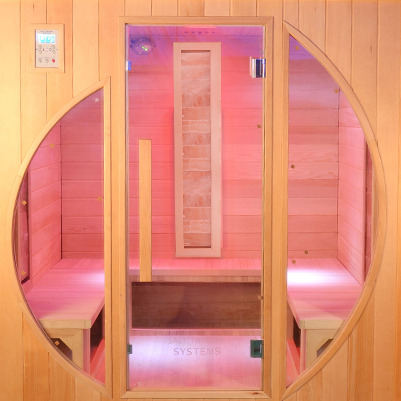 Aleko Himalayan Pink Crystal Sauna LED Salt Brick Wall Panel - 62 inches