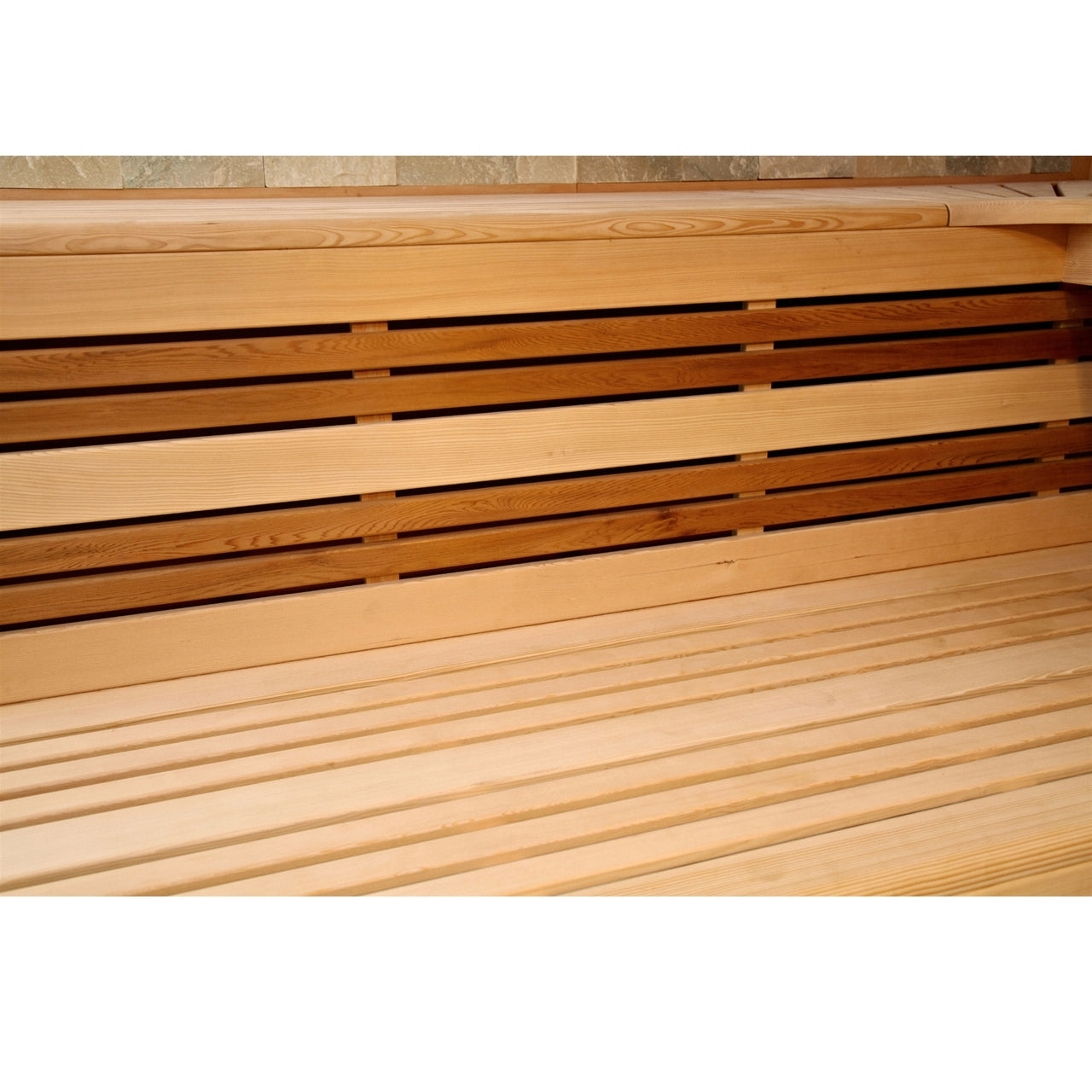 Aleko Canadian Hemlock Indoor Wet Dry Sauna with LED Lights - 6 Person