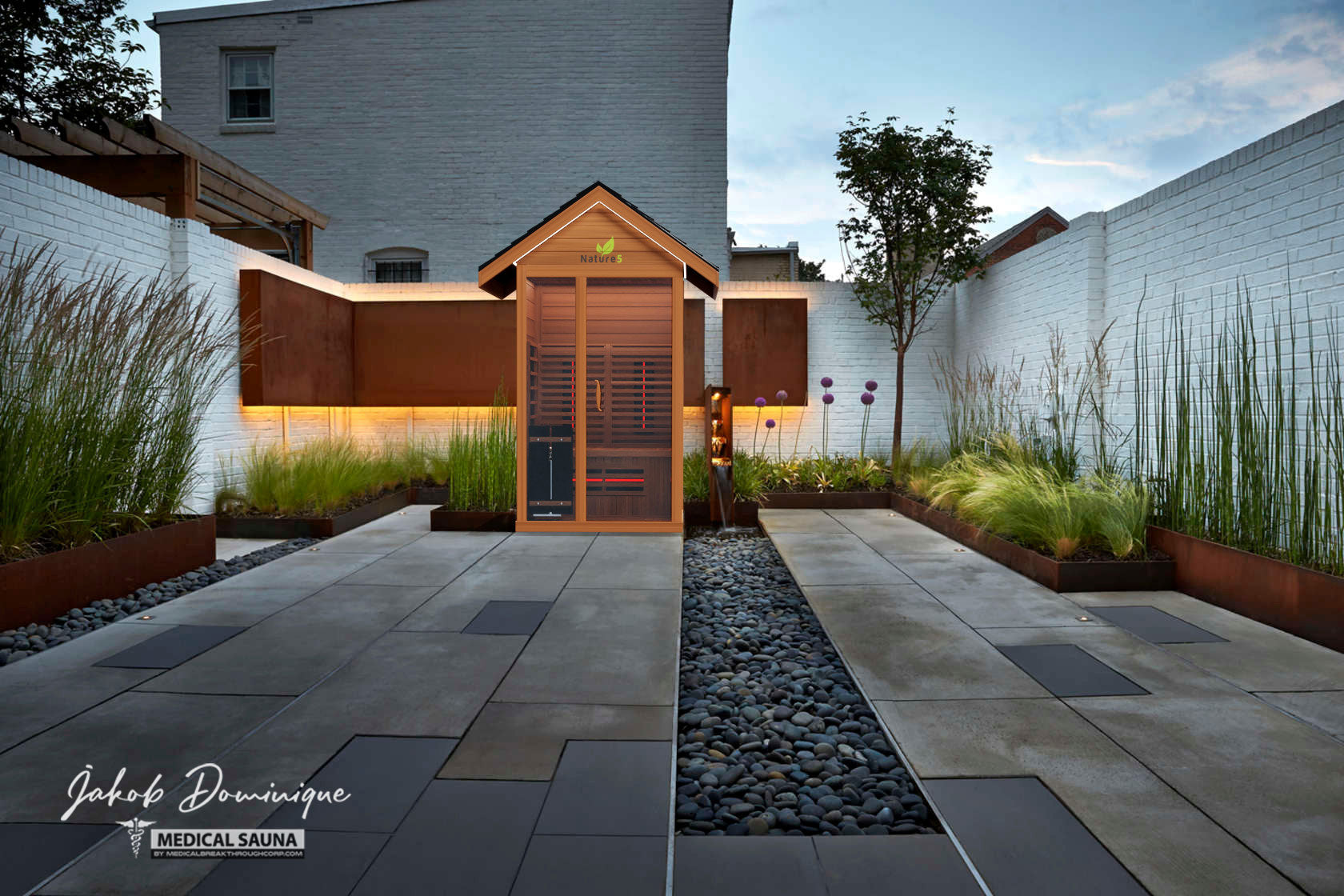 Medical Breakthrough Nature 5 - Hybrid - Outdoor Medical Sauna - 2 Person
