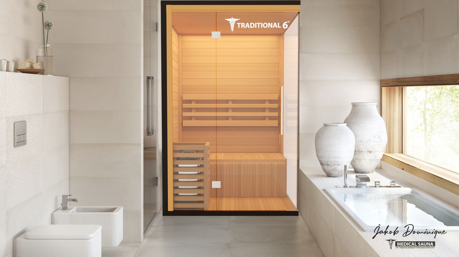 Medical Breakthrough Traditional 6 Sauna- 2 Person