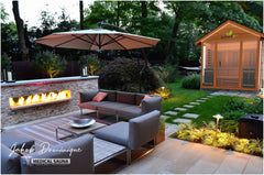 Medical Breakthrough Nature 8 - Hybrid Outdoor Sauna - 4+ Person