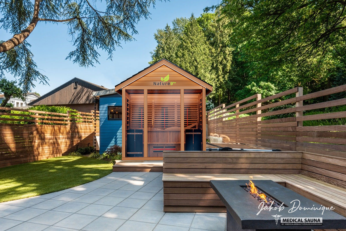 Medical Breakthrough Nature 9 - Hybrid Outdoor Sauna - 4+ Person