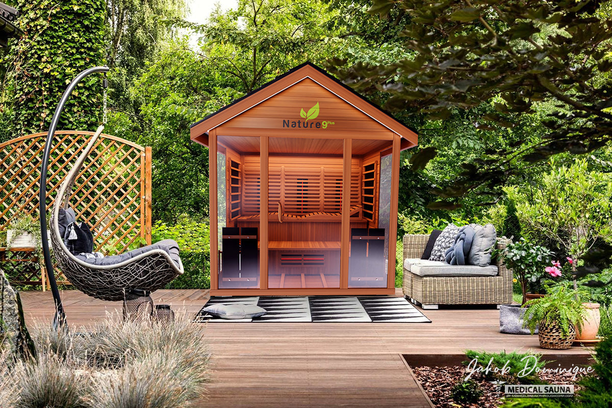 Medical Breakthrough Nature 9 - Hybrid Outdoor Sauna - 4+ Person