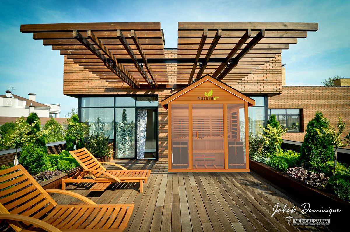 Medical Breakthrough Nature 9 - Hybrid Outdoor Sauna - 4+ Person