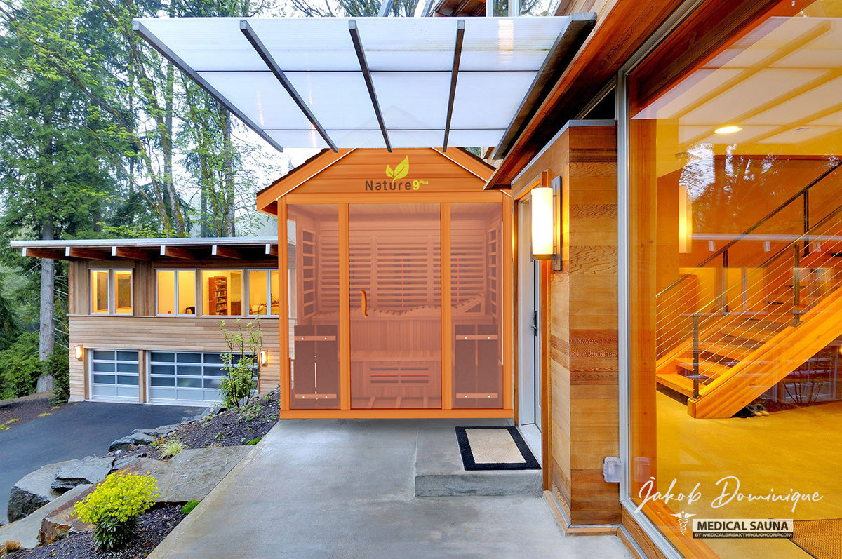 Medical Breakthrough Nature 9 - Hybrid Outdoor Sauna - 4+ Person