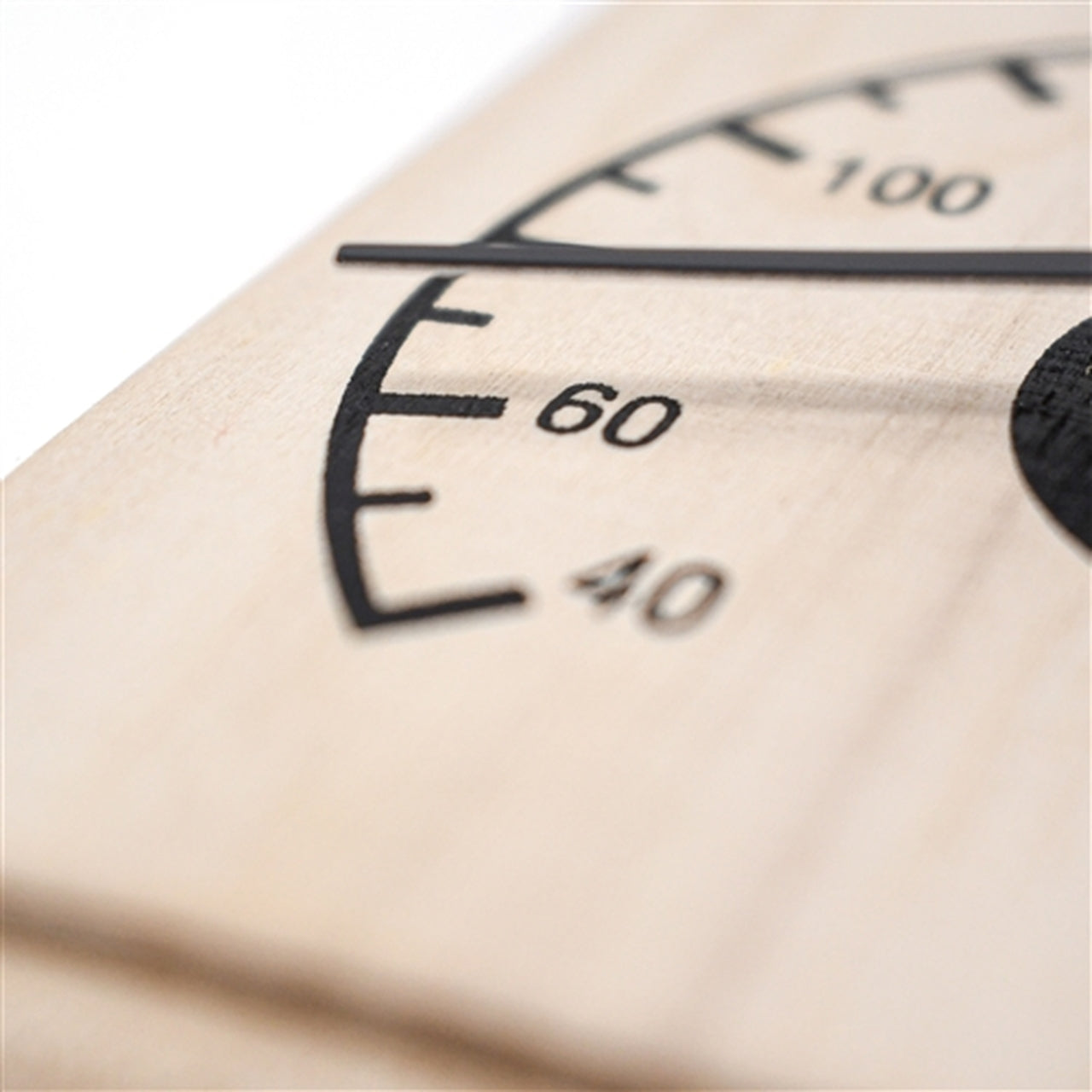 Aleko Finland Pine Square Thermometer in Fahrenheit