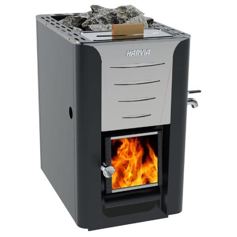 Pro Series, 24.1kW, Wood Sauna Stove with Water Tank