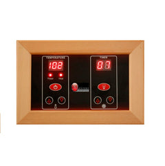Golden Designs Maxxus Bellevue 3 person Low EMF FAR Infrared Sauna Canadian Hemlock