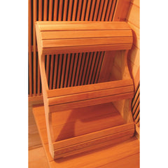 SunRay Sequoia 4 Person Cedar Sauna w/Carbon Heaters -HL400K