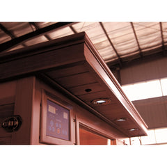 SunRay Sedona 1 Person Cedar Sauna w/Carbon Heaters-HL100K