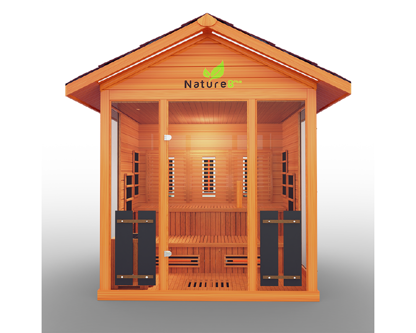 Medical Breakthrough Nature 8 - Hybrid Outdoor Sauna - 4+ Person