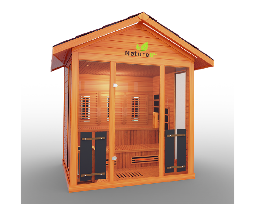 Medical Breakthrough Nature 8 - Hybrid Outdoor Sauna - 4+ Person